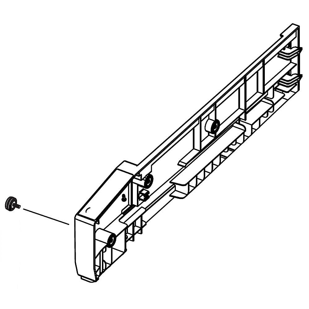 Part #da97-11542L, Assy Cover Rail Pantry-Right