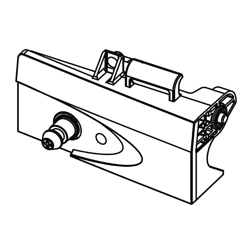 Refrigerator Freezer Door Handle Mounting Bracket Assembly