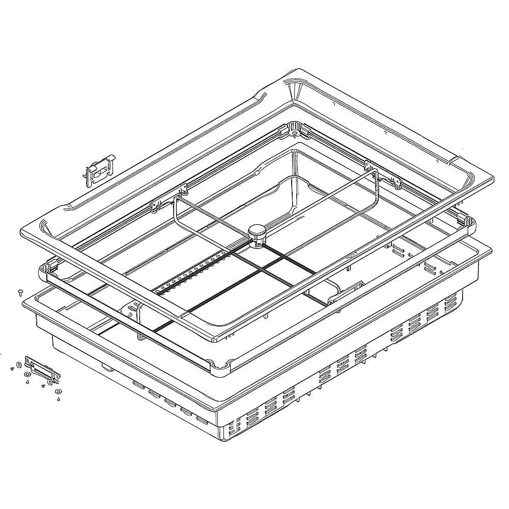 Refrigerator FlexZone Drawer Assembly