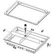 Refrigerator Flexzone Drawer Assembly for Samsung RF28R7551SR/AA-00 - Part DA97-11930D
