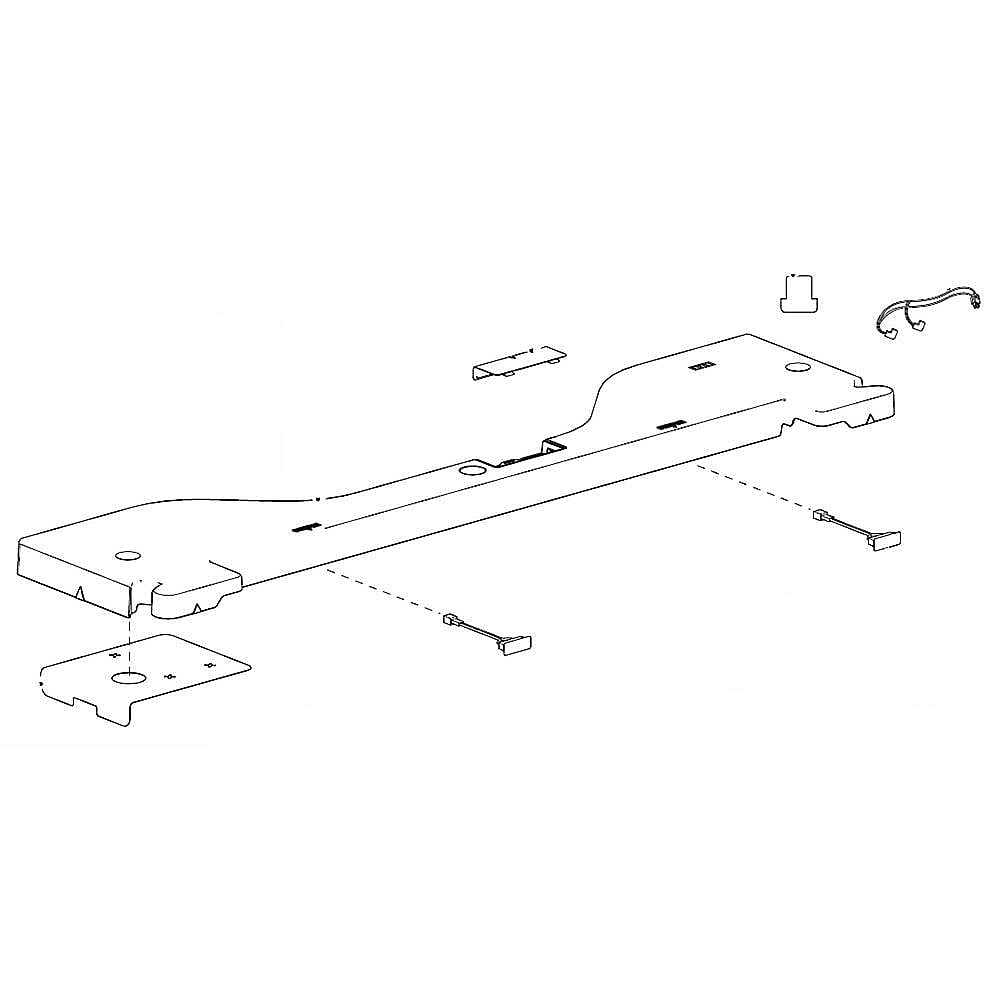 Samsung Part #da97-12527L, Refrigerator Top Cover Assembly