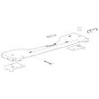Refrigerator Table, Upper for Samsung RF28K9580SR/AA-02 - Part DA97-12527P
