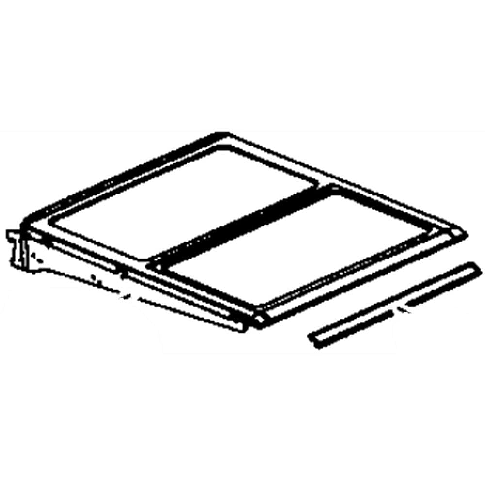 Part #da97-12595A, Refrigerator Quick Space Shelf