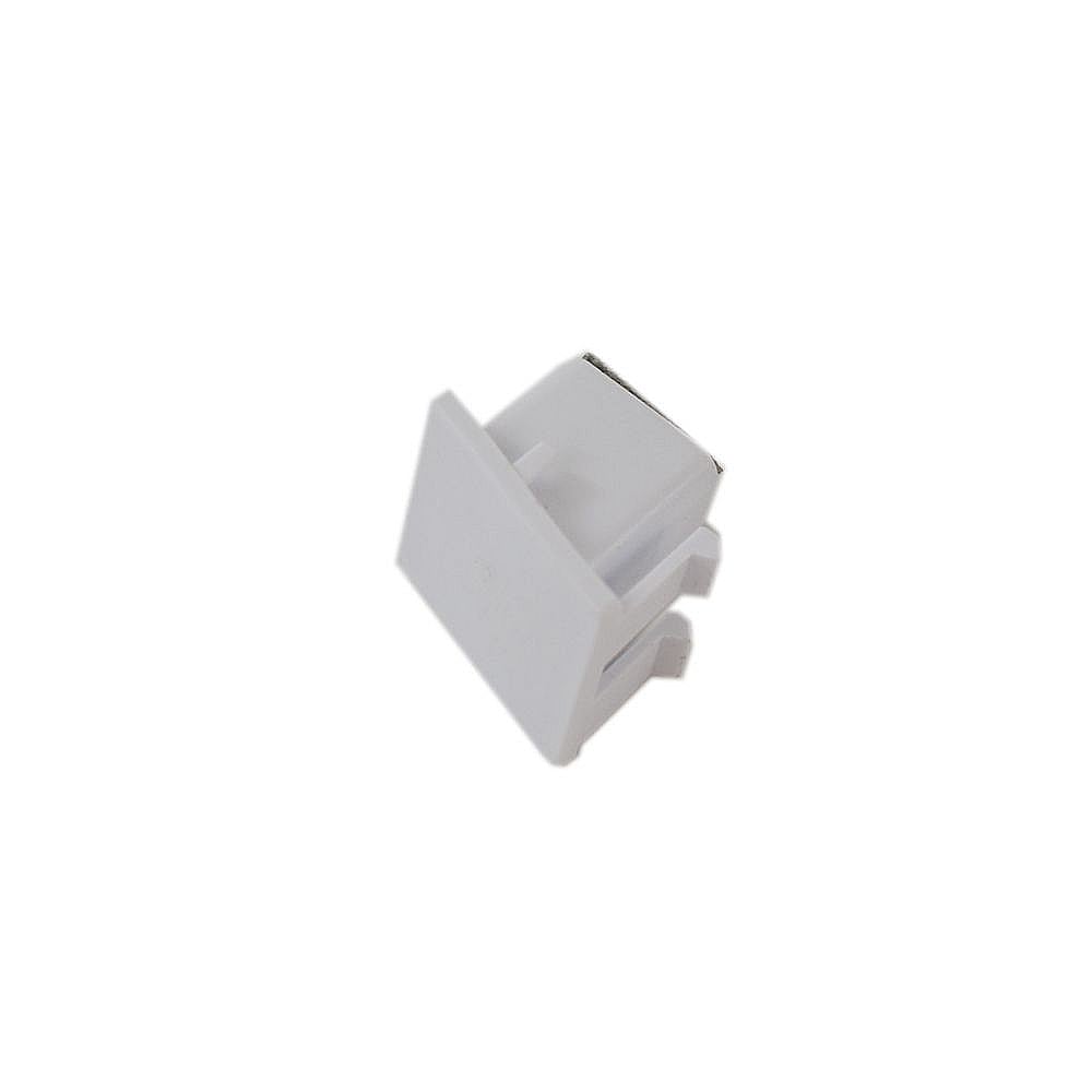 Part #da97-12655A, Refrigerator Shelf Support End Cap / 0.94 x 0.79 x 0.83