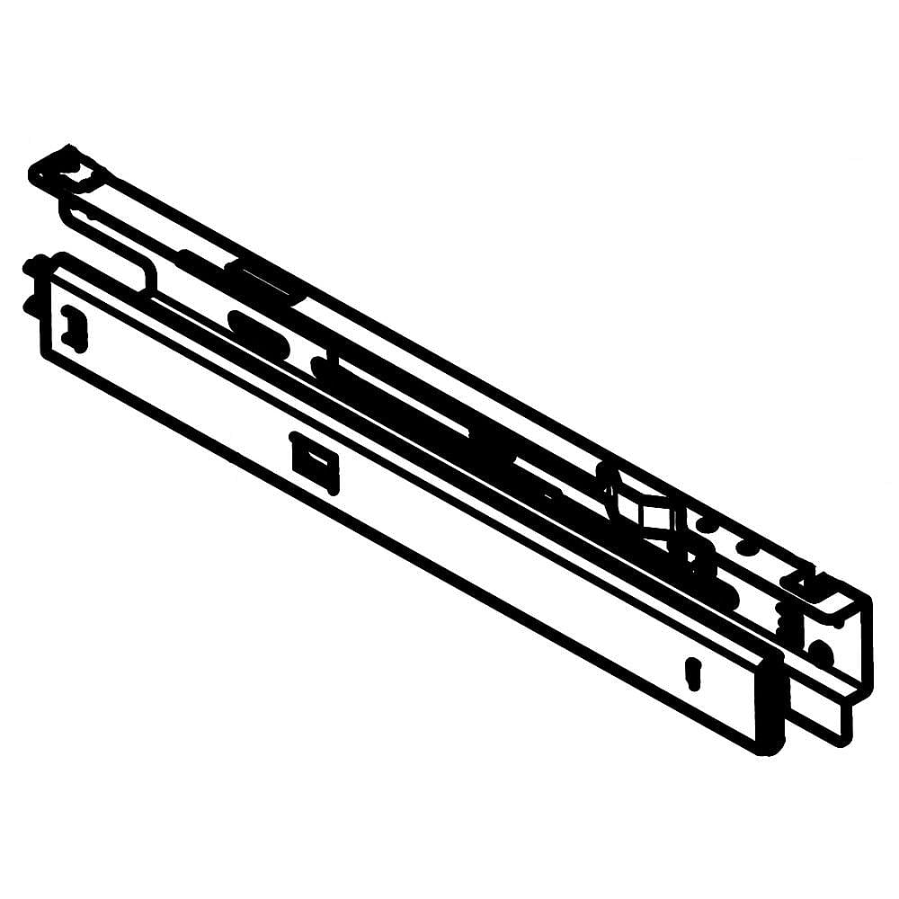 Refrigerator Freezer Drawer Slide Rail, Left DA9712695A parts Sears PartsDirect
