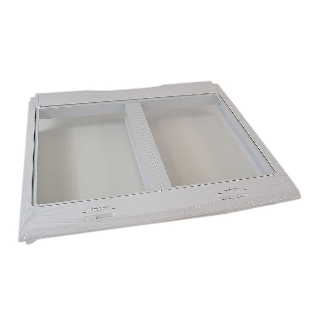 Part #da97-13029A, Samsung Refrigerator Crisper Drawer Cover Assembly / 23.23 x 9.21 x 29.61