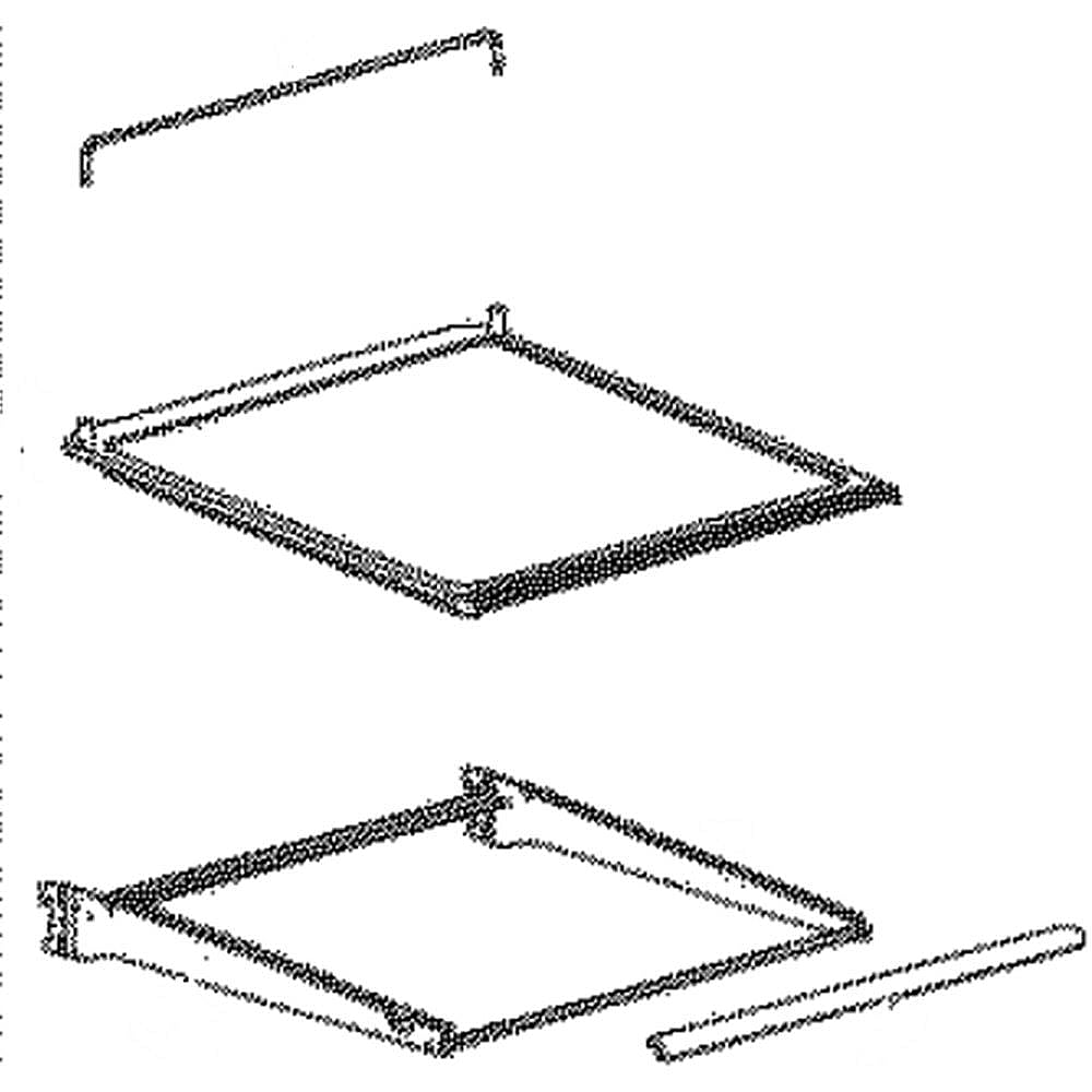 Part #da97-13241D, Refrigerator Sliding Shelf