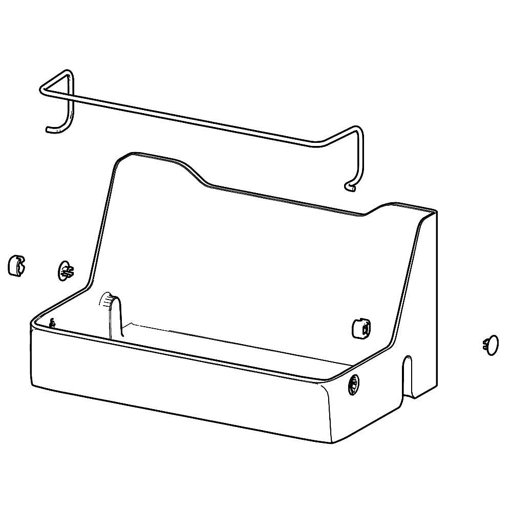 Photo of Samsung Part #da97-13729G, Refrigerator Door Bin | 14.37 x 7.48 x 8.46 from Repair Parts Direct
