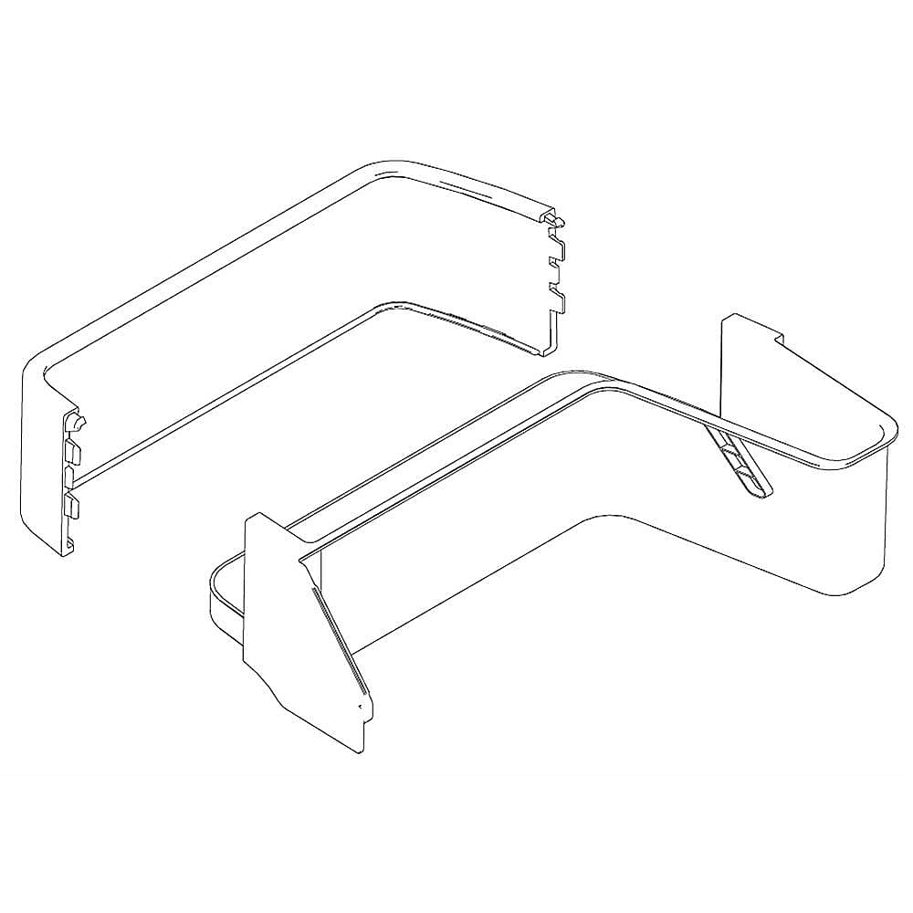 Part #da97-13819B, Refrigerator Door Bin Assembly, Lower