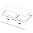 Refrigerator Crisper Drawer Cover Assembly for Samsung RF22R7351DT/AA-00 - Part DA97-13840C
