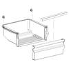 Refrigerator Crisper Drawer Assembly, Left DA97-13842C