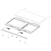 Samsung Refrigerator Crisper Drawer Cover Assembly DA97-14303A