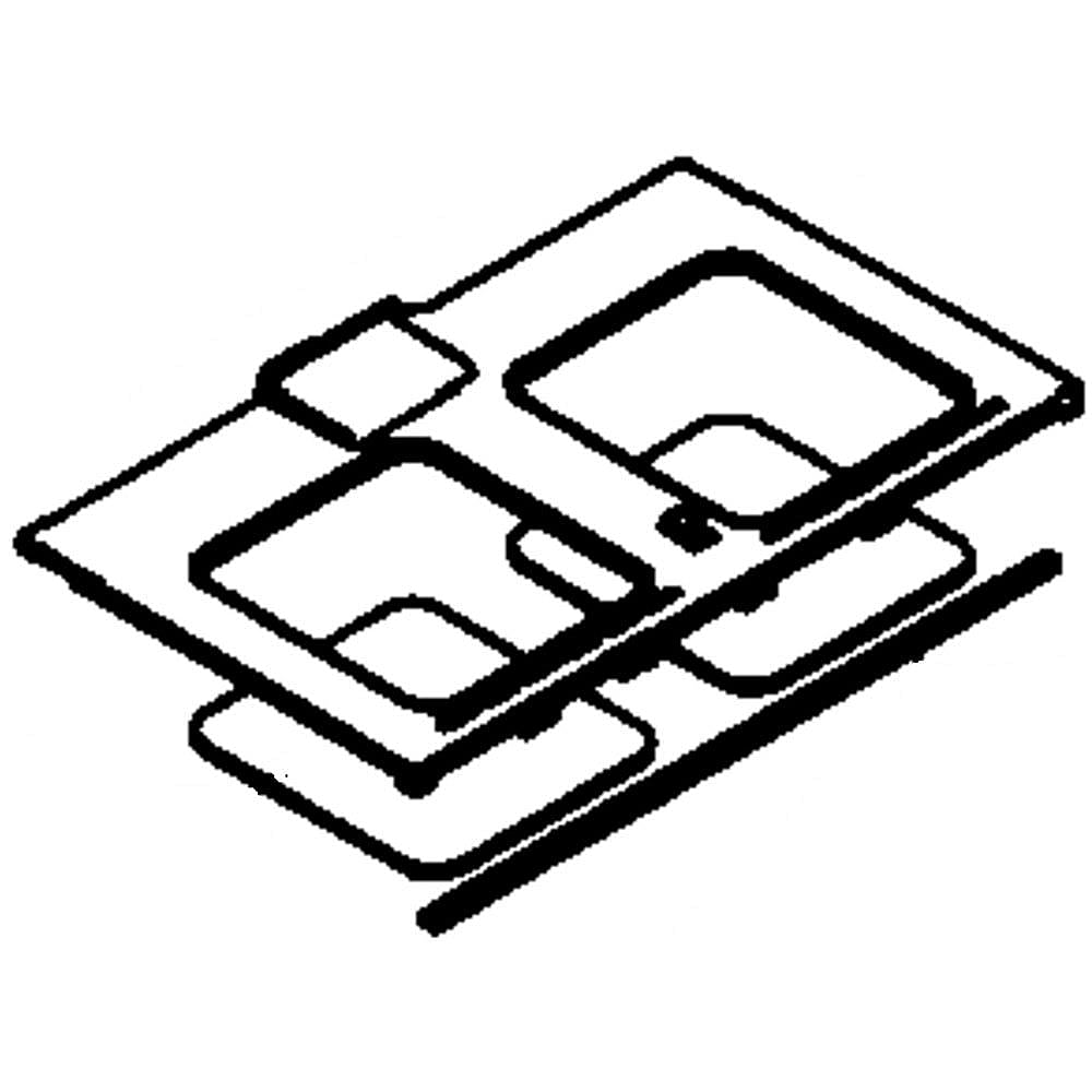 Part #da97-14423A, Refrigerator Pantry Drawer Cover Assembly / 32.28 x 16.14 x 2.76