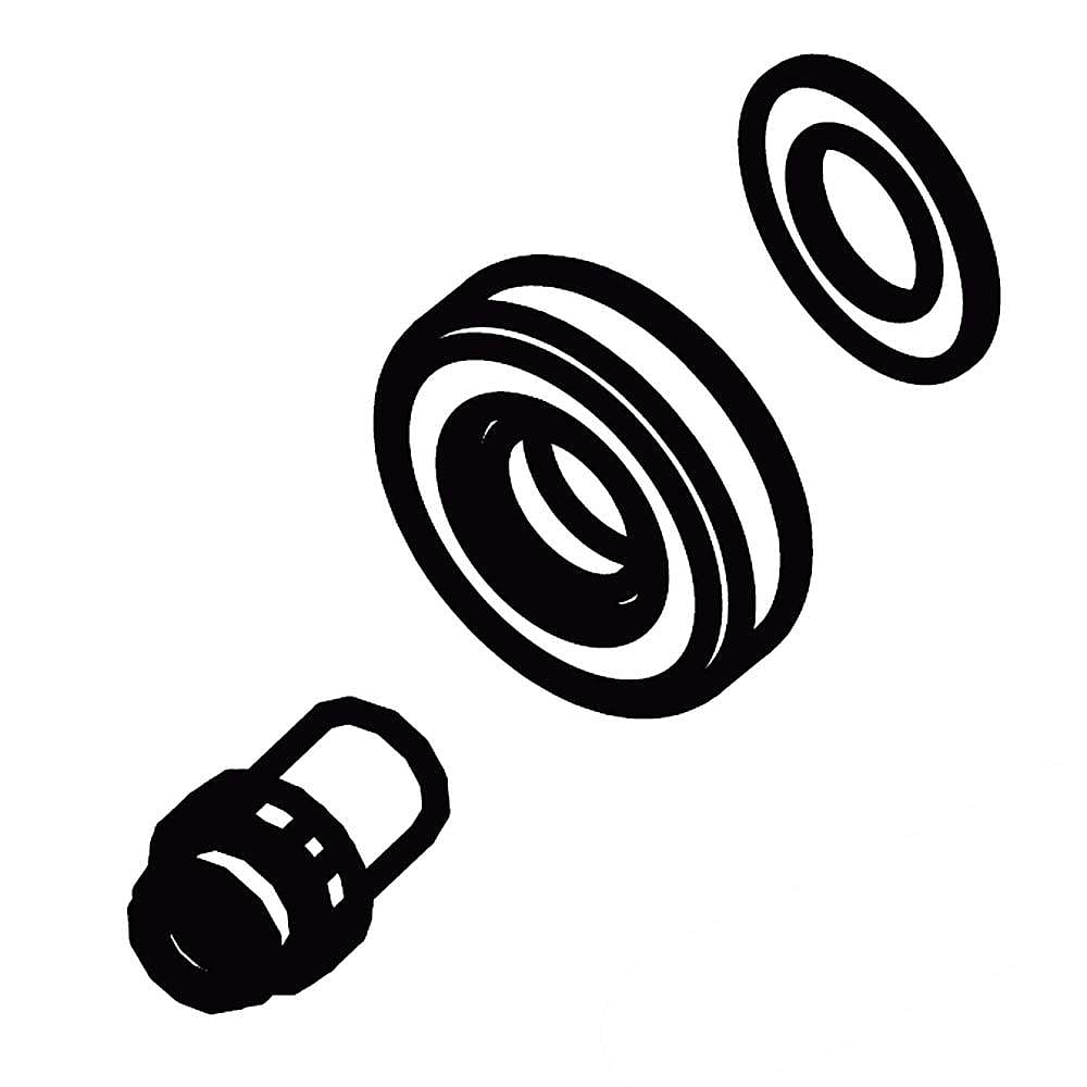 Part #da97-14447C, Refrigerator Drawer Roller / 0.63 x 0.59 x 0.59