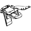 Refrigerator Dispenser Ice Chute Funnel Assembly for Samsung RF34H9950S4/AA-00 - Part DA97-14506B