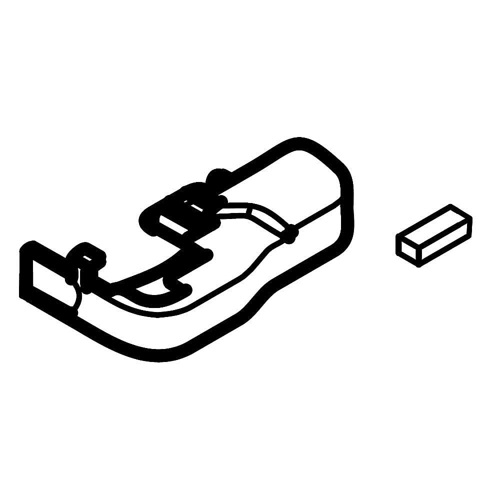 Part #da97-14537A, Refrigerator Leveling Leg Cover / 5.98 x 1.50 x 4.02