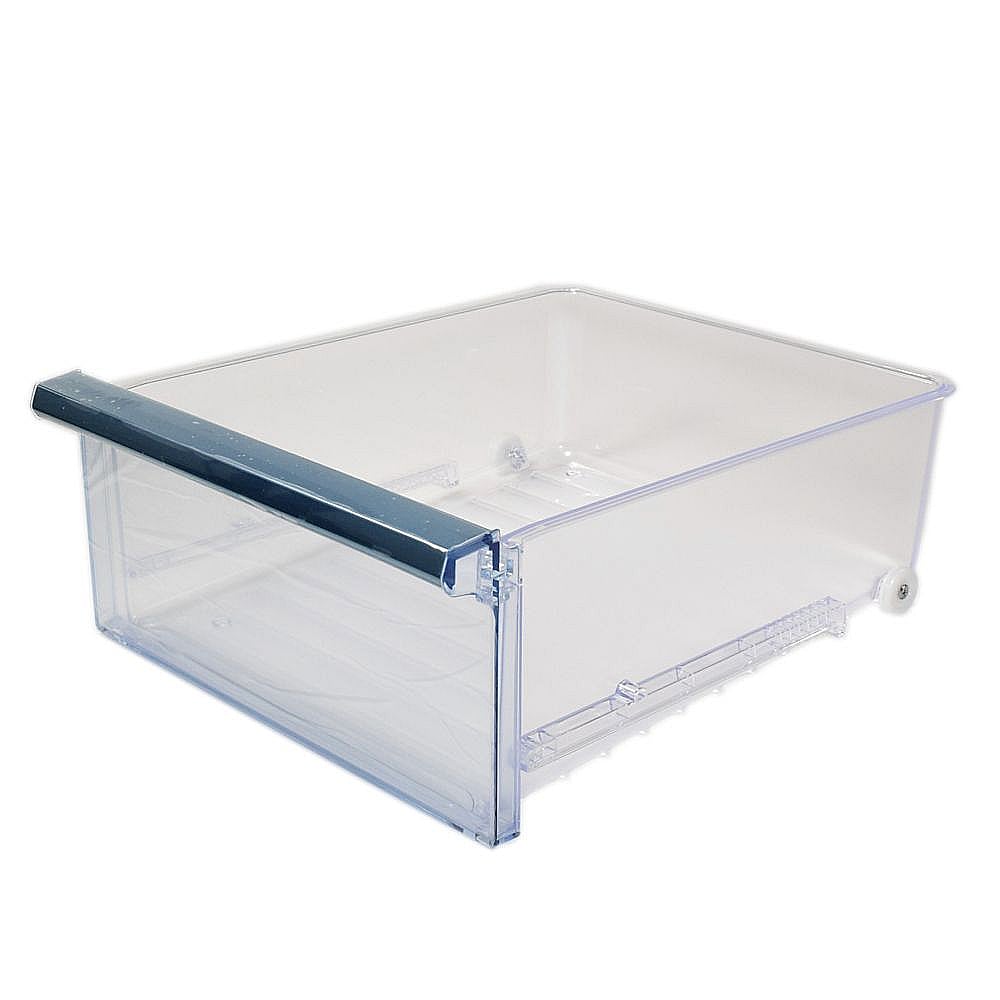 Part #da97-14604A, Refrigerator Crisper Drawer, Left / 16.73 x 13.46 x 6.50