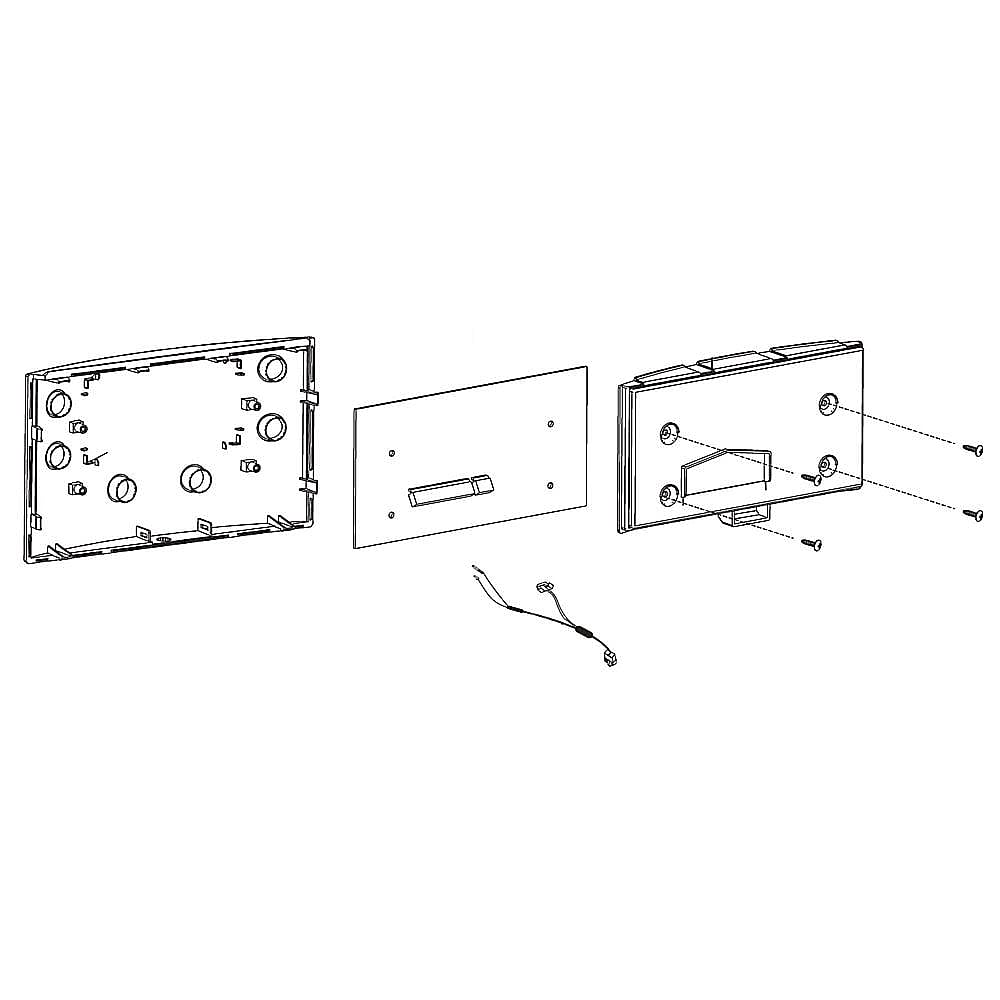 Part #da97-14703B, Refrigerator Dispenser Control Board And Panel Assembly / 0.94 x 0.91 x 0.75