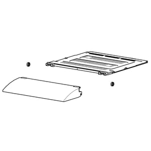 Refrigerator Crisper Drawer Cover Assembly DA97-14716A