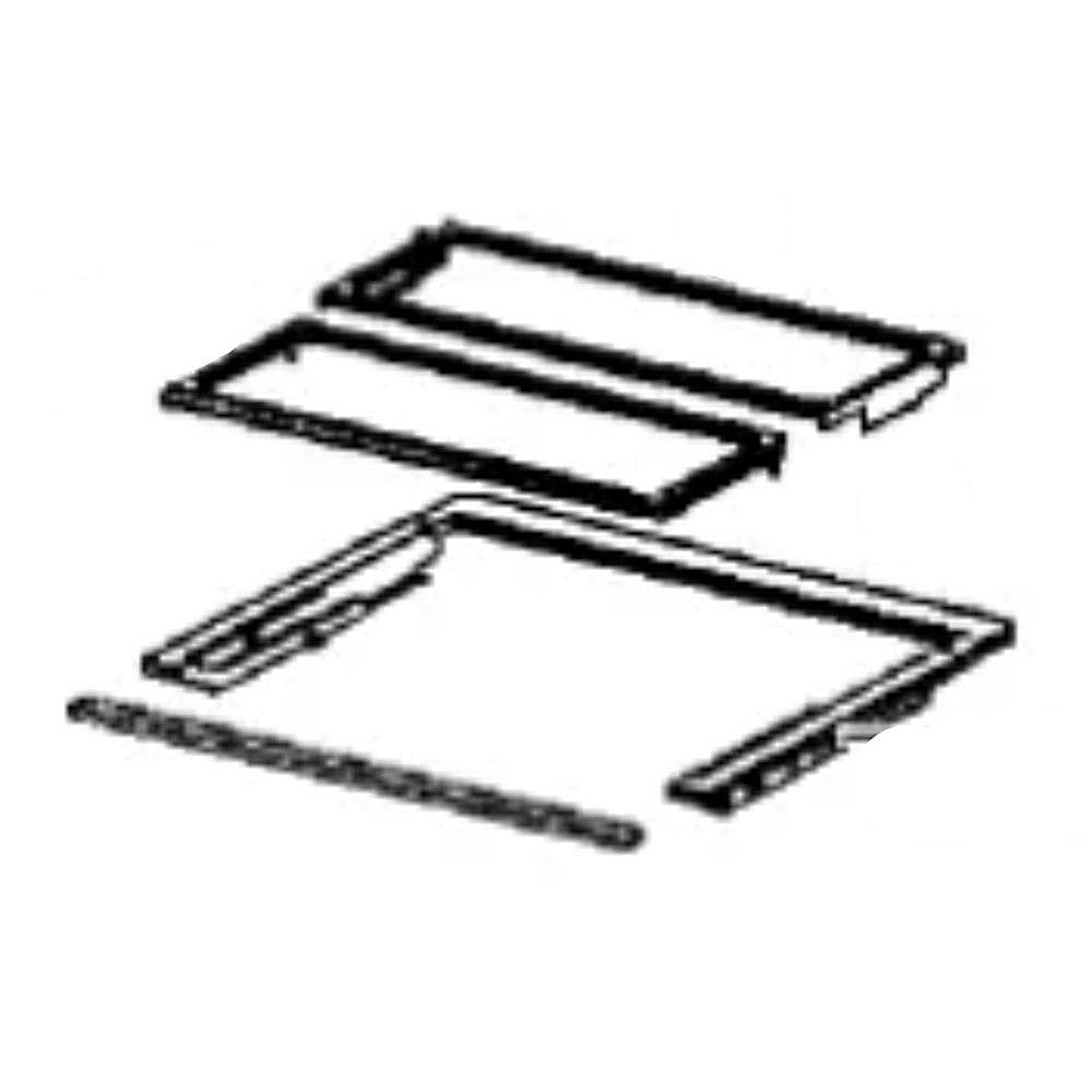 Samsung Part #da97-14797A, Refrigerator Folding Shelf Assembly
