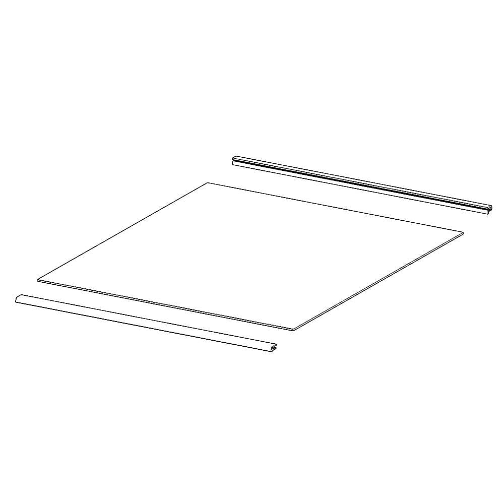 Part #da97-14799A, Refrigerator Freezer Shelf Assembly