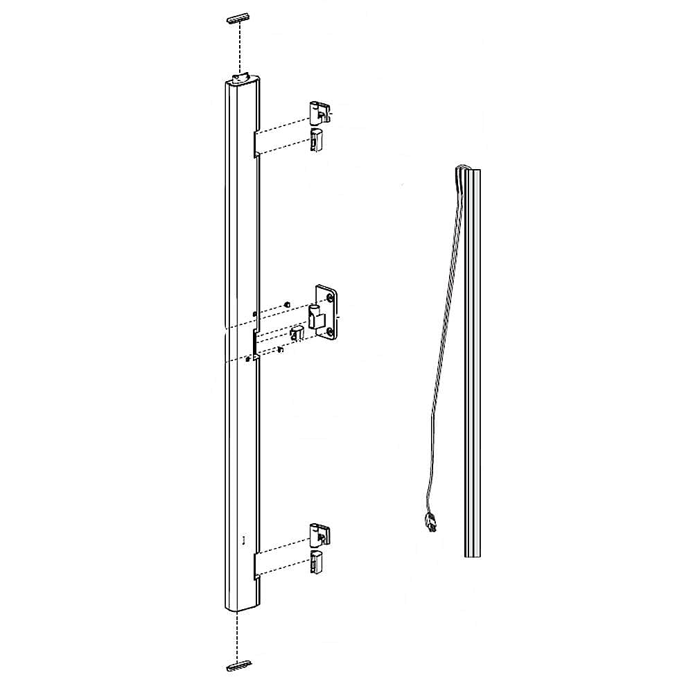 Part #da97-17722E, Refrigerator Flipper Assembly (Replaces Da97-15342H)