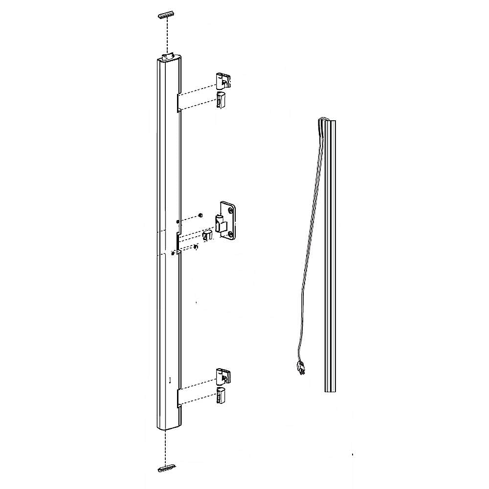 Part #da97-17722J, Samsung Refrigerator Flipper Assembly (Replaces Da97-15342L)