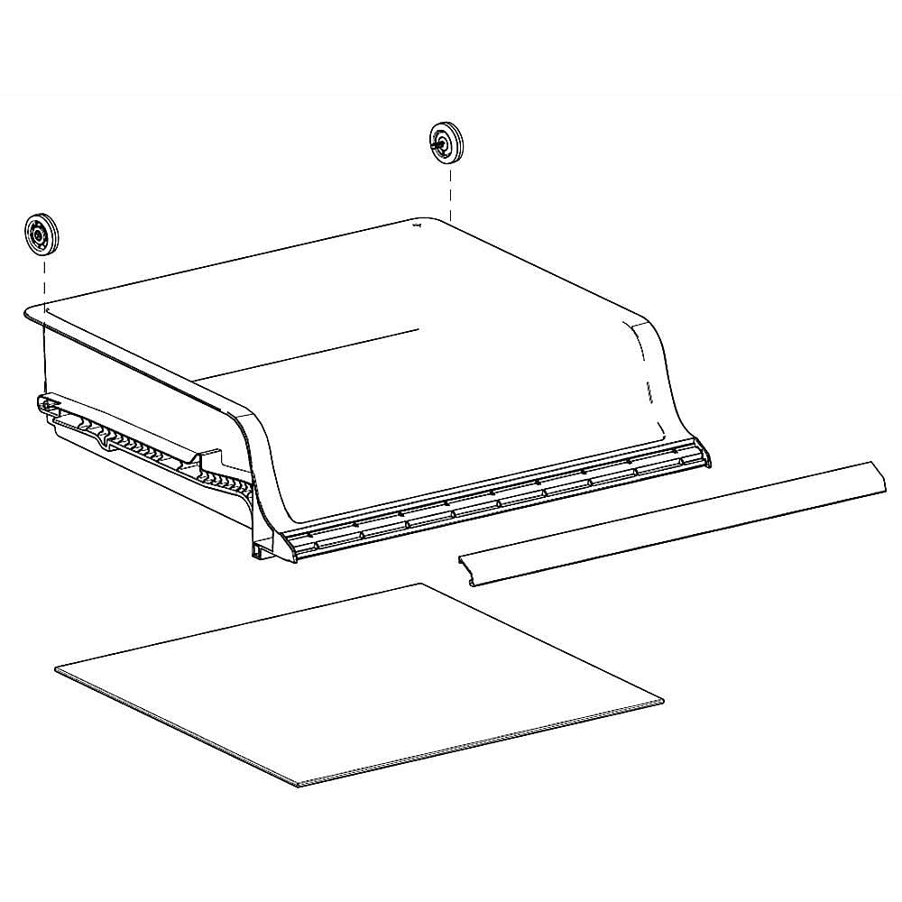Part #da97-15355C, Refrigerator Freezer Drawer Assembly