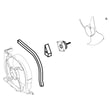 Refrigerator Condenser Fan Motor Assembly for Samsung RF23M8570SR/AA-00 - Part DA97-15765E
