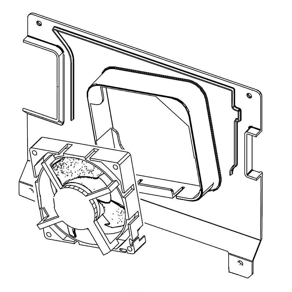 Part #da97-16026A, Refrigerator Case / 12.68 x 8.35 x 1.65