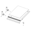 Refrigerator Shelf Assembly for Samsung RF28K9070SG/AA-02 - Part DA97-16209B