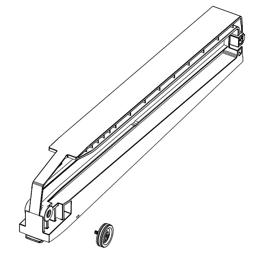 Part #da97-16223A, Refrigerator Drawer Slide Rail, Left