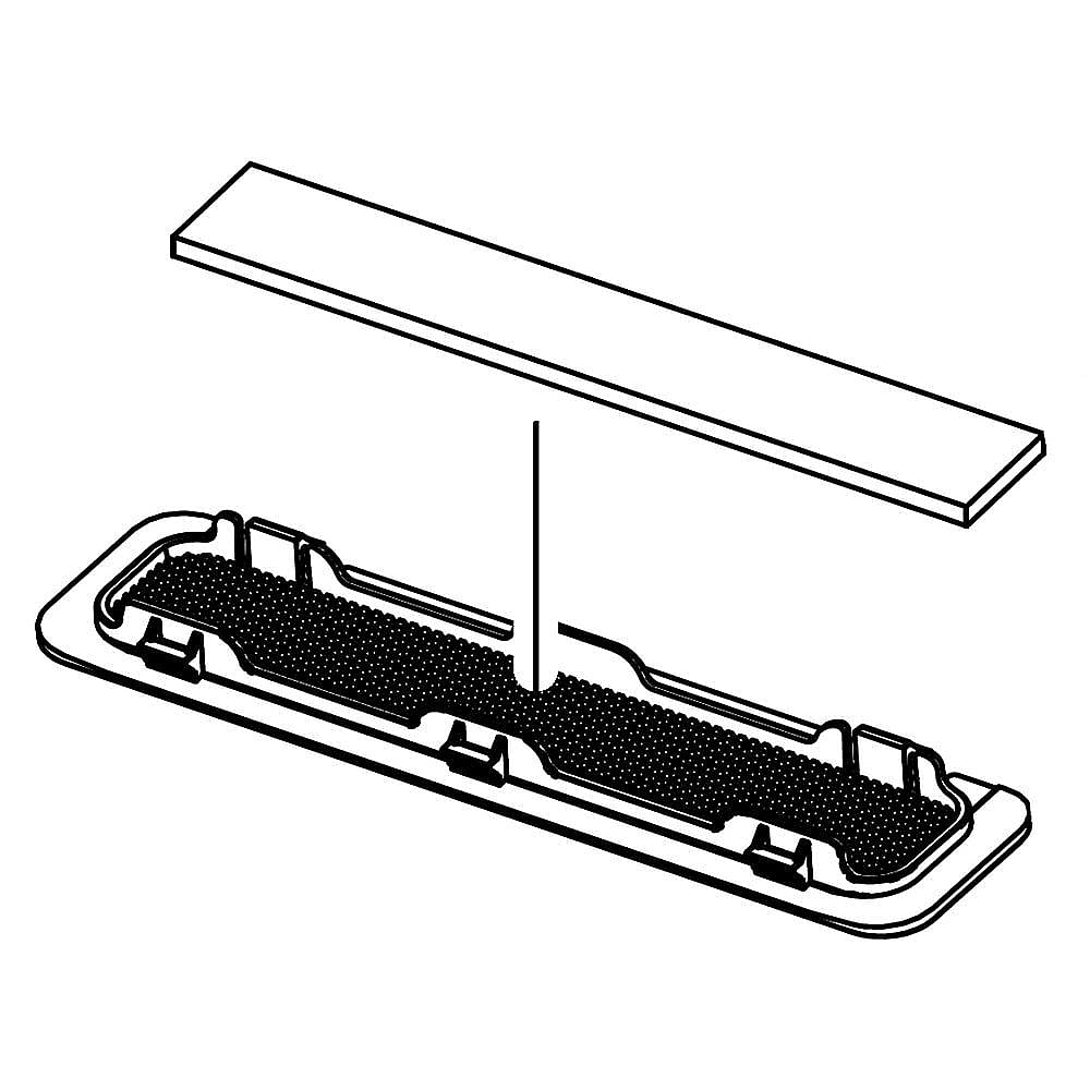Part #da97-16536A, Refrigerator Lamp Cover Assembly
