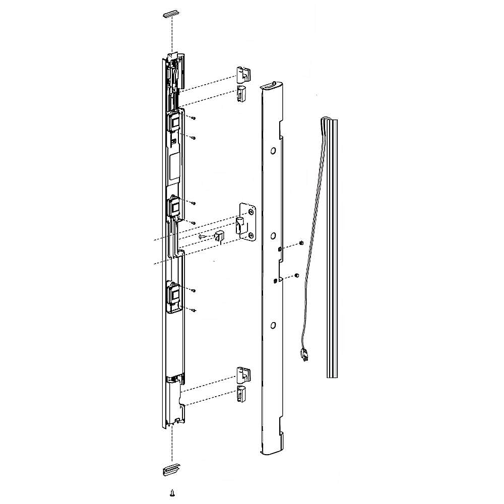 Part #da97-16749B, Refrigerator Flipper Assembly
