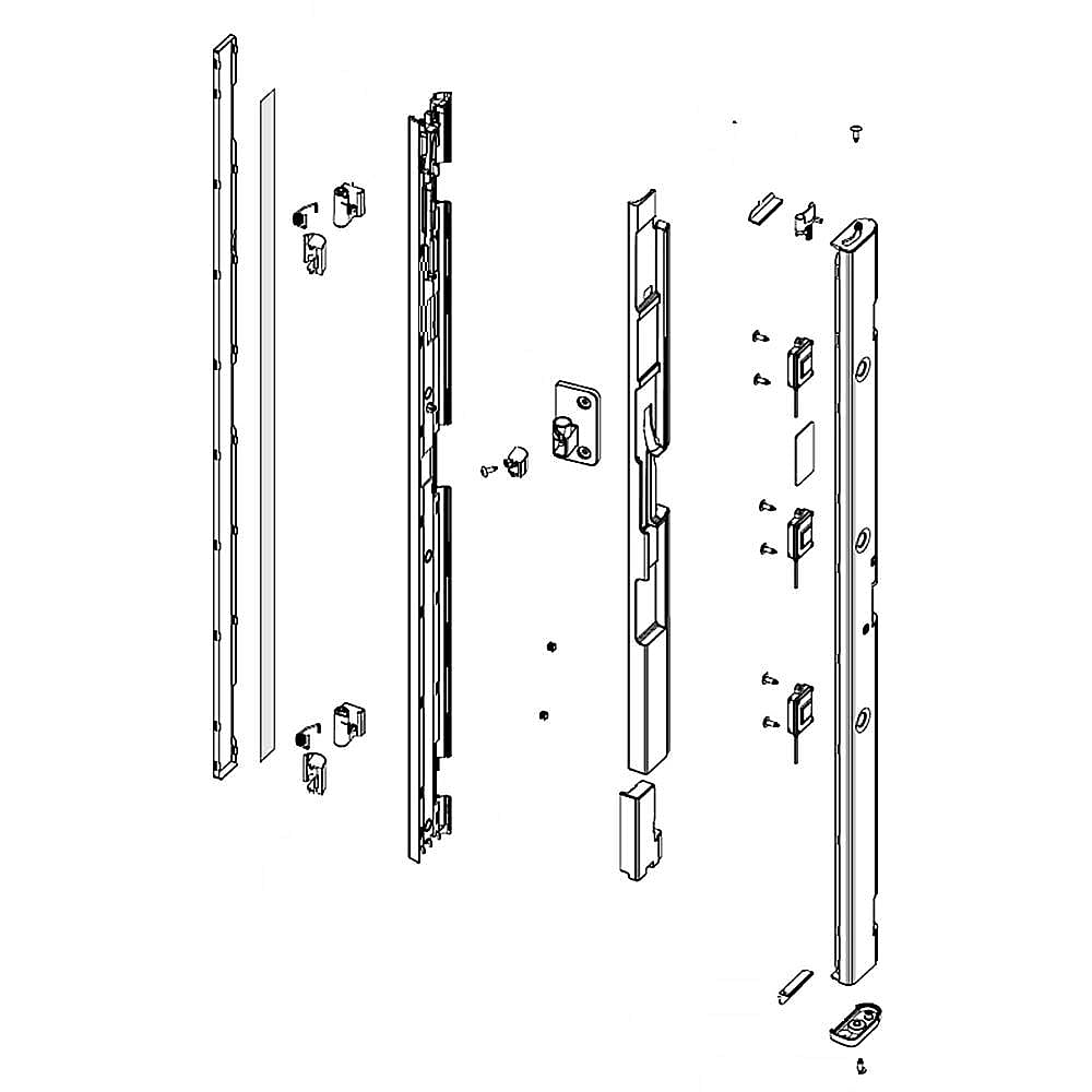Part #da97-16749F, Refrigerator French Assembly