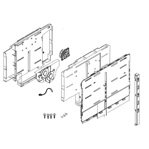 Refrigerator Evaporator Cover Assembly DA97-17362B