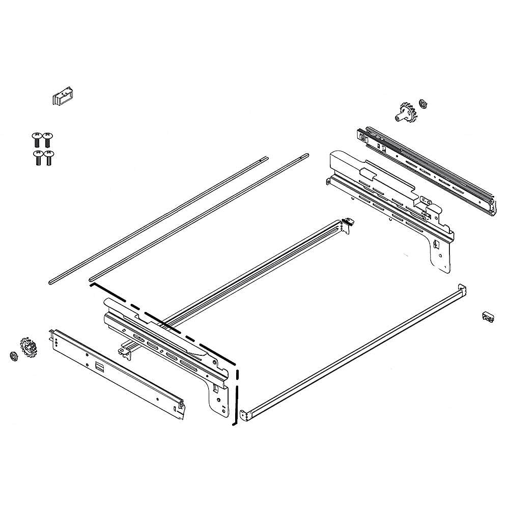 Samsung Part #da97-17578A, Refrigerator Freezer Basket Hanger