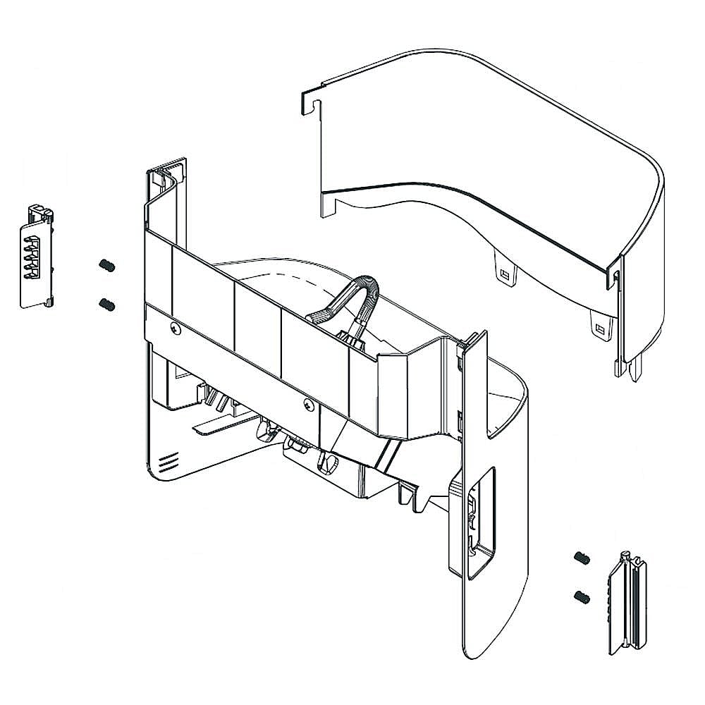 Samsung Part #da97-19968C, Refrigerator Ice Container Assembly