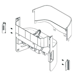 Samsung Refrigerator Ice Container Assembly DA97-19968C