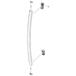 Refrigerator Door Handle, Right for Samsung RF27T5501SR/AA-00 - Part DA97-20019A