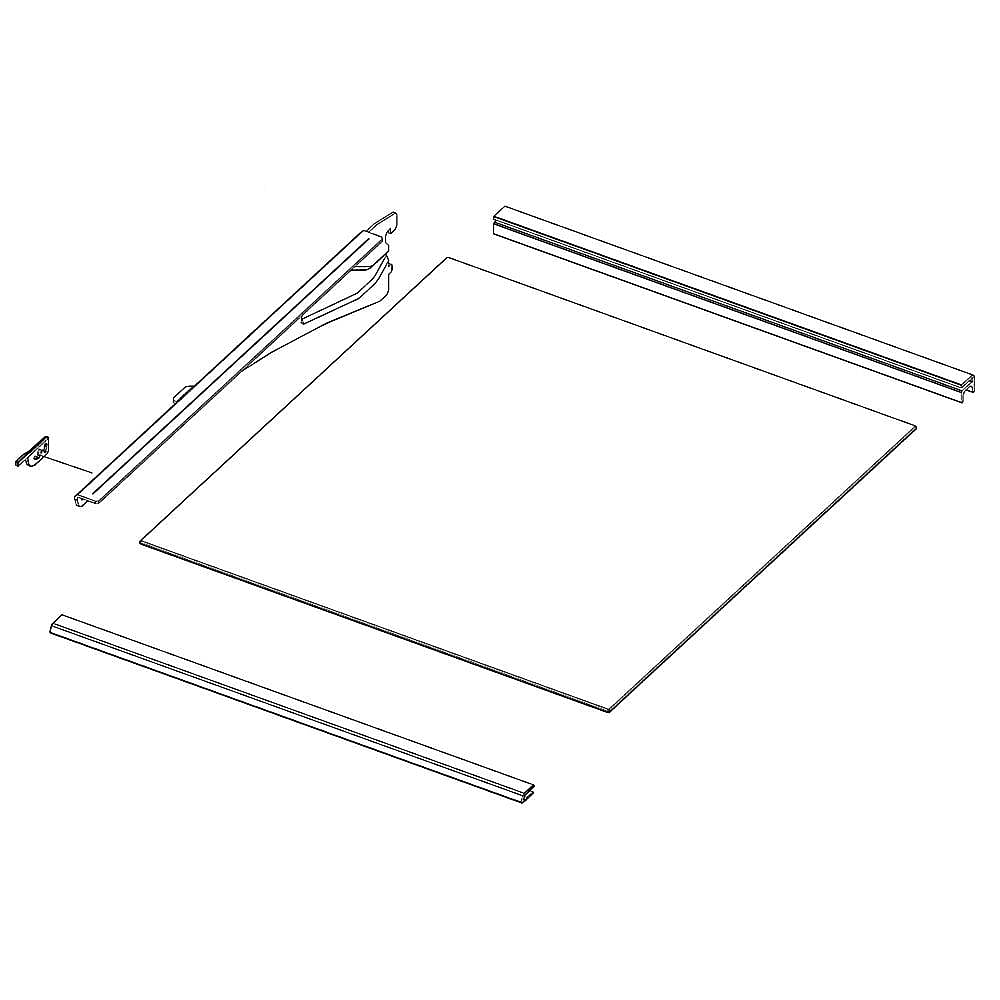 Part #da97-20045A, Samsung Refrigerator Shelf Assembly