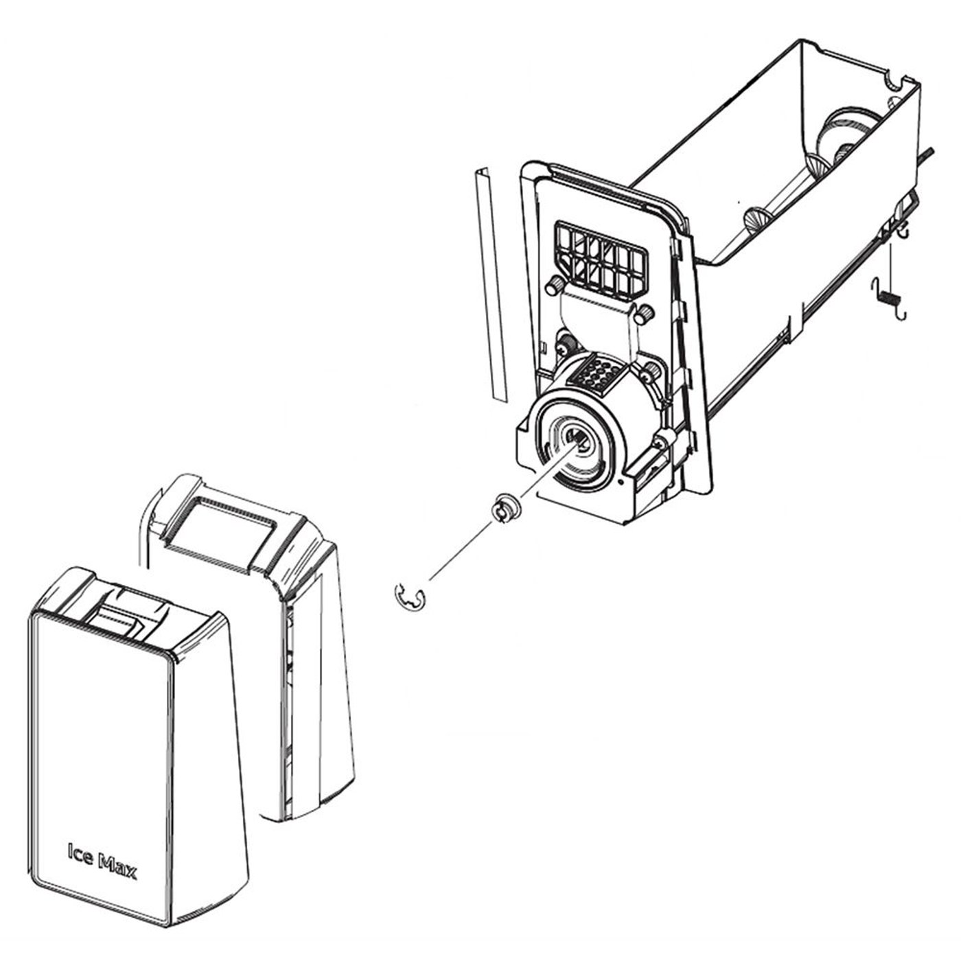 Refrigerator Ice Container Assembly DA9720157A parts Sears PartsDirect
