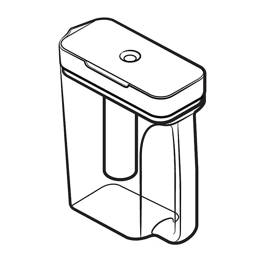 Part #da97-20587B, Refrigerator Water Reservoir Assembly