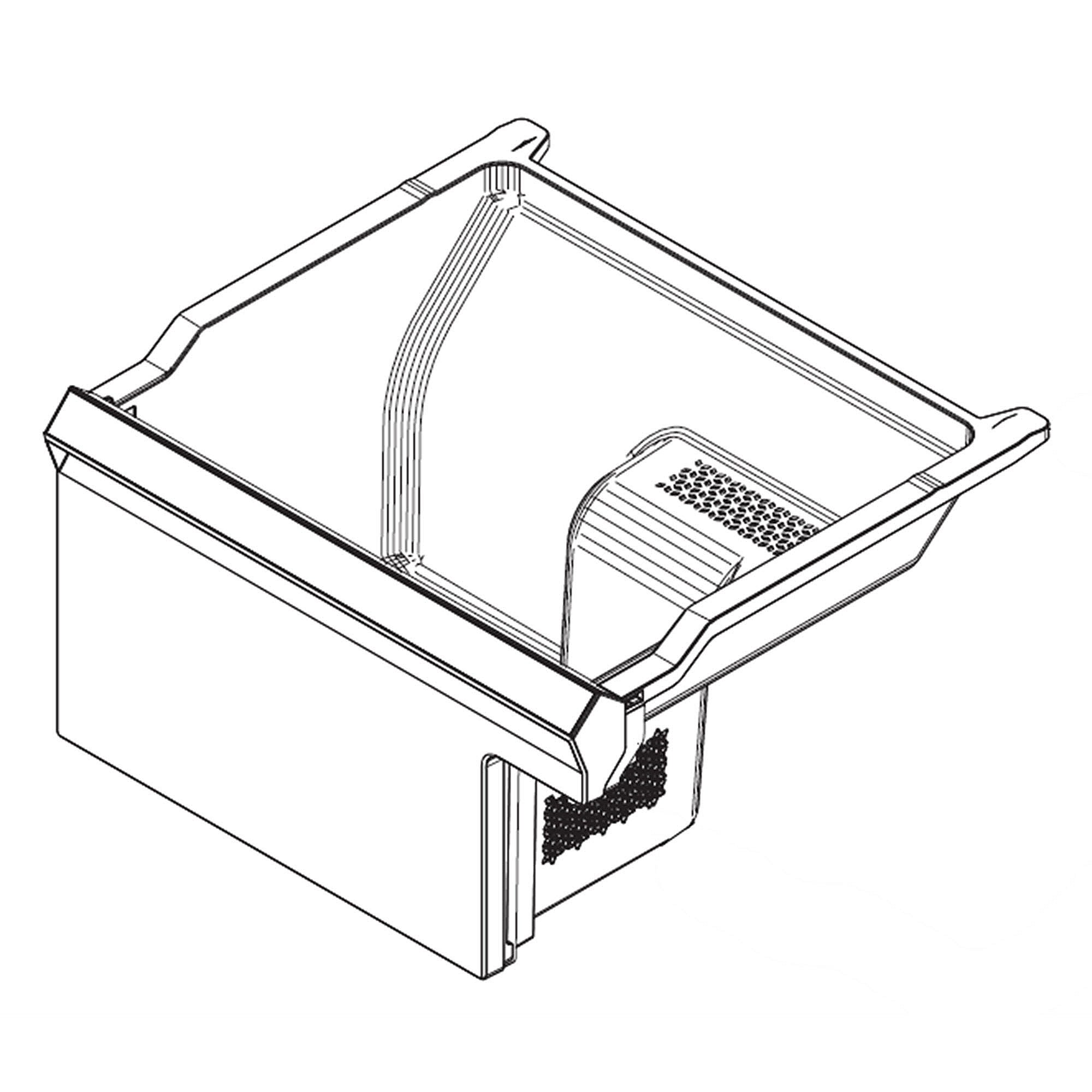 Samsung Part #da97-20628A, Refrigerator Crisper Drawer