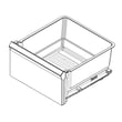 Samsung Refrigerator Crisper Drawer, Upper DA97-20631A
