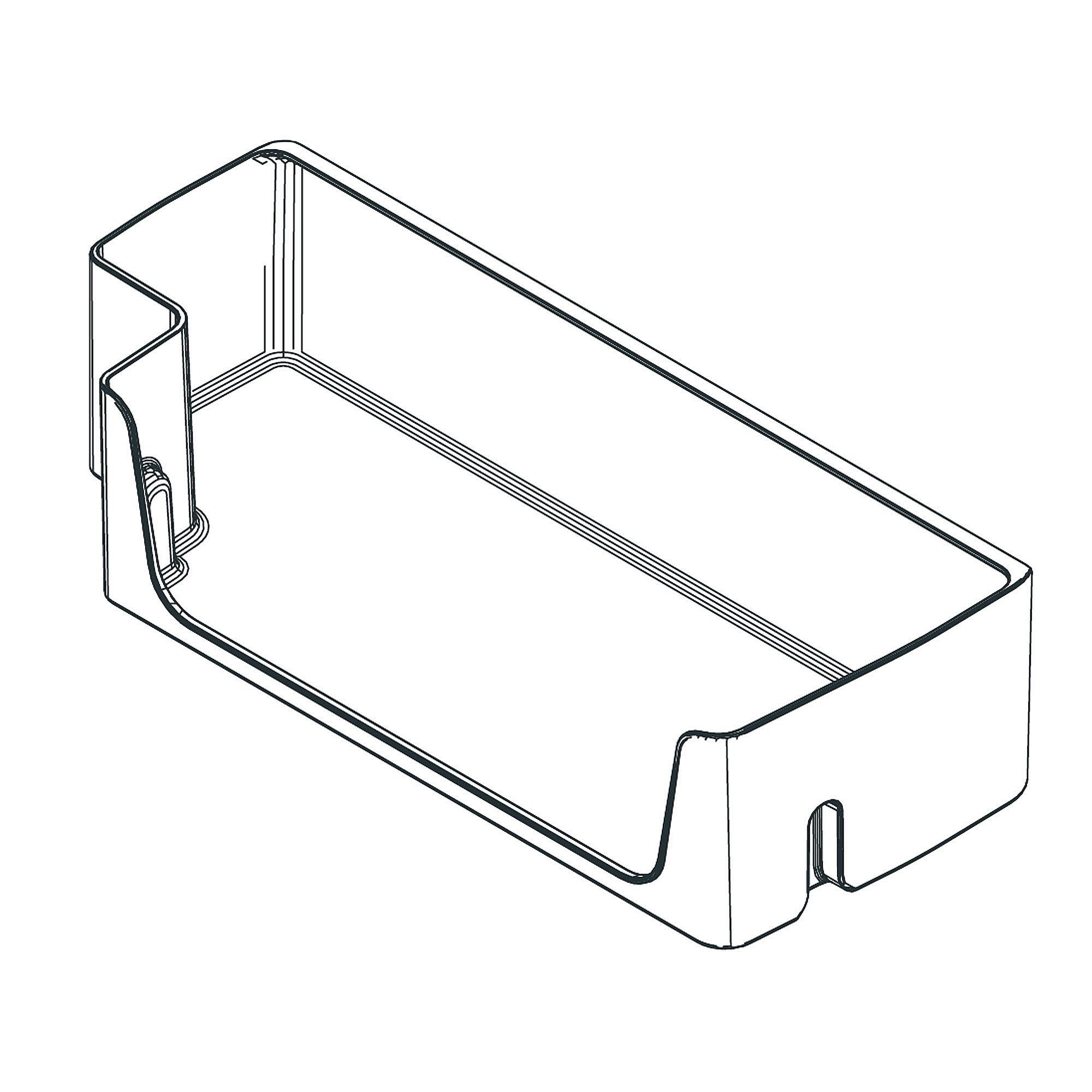 Part #da97-20639A, Refrigerator Door Bin, Lower