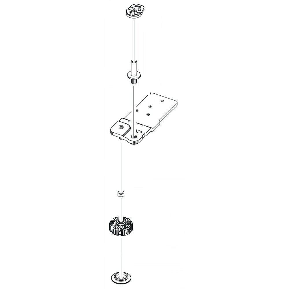 Part #da97-20700A, Refrigerator Door Hinge, Right Lower