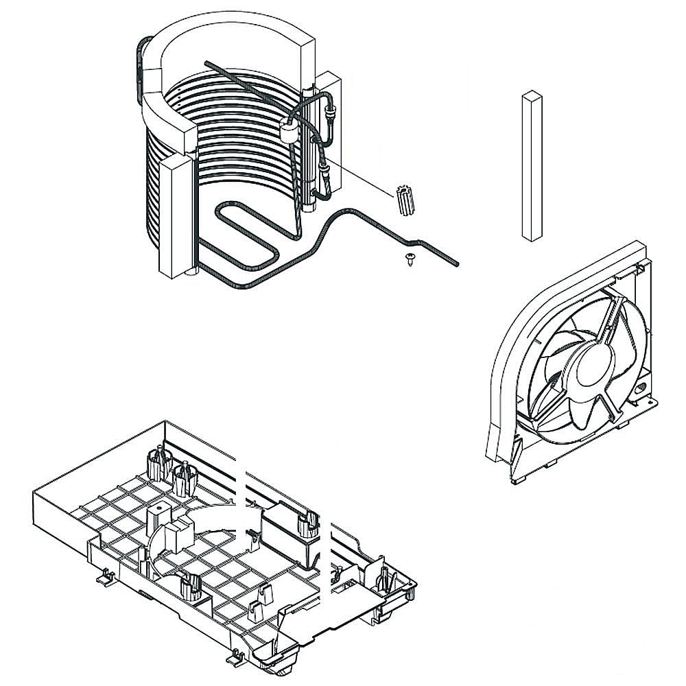 Part #da97-20718A, Assy Tray Drain Water