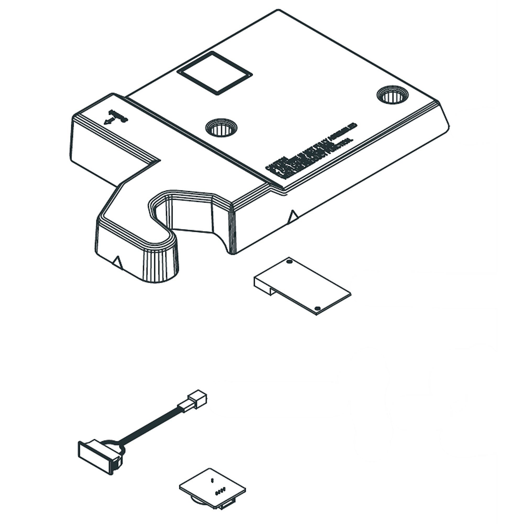 Part #da97-20734A, Samsung Assy Cover Hinge-Ref