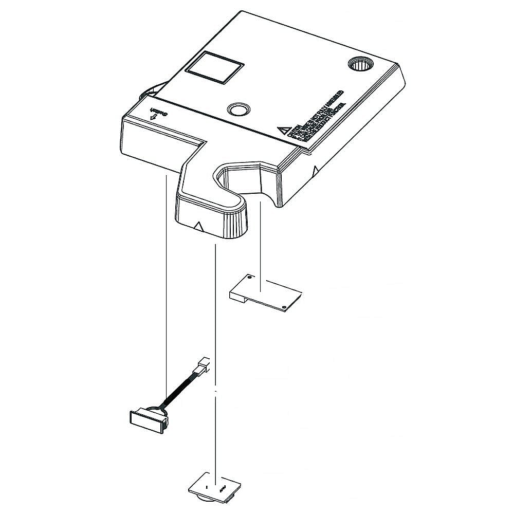 Part #da97-20734K, Assy Cover Hinge-Ref